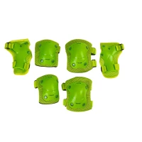 Набор защиты Tech Team Safety line 400 салатовый (размер M)